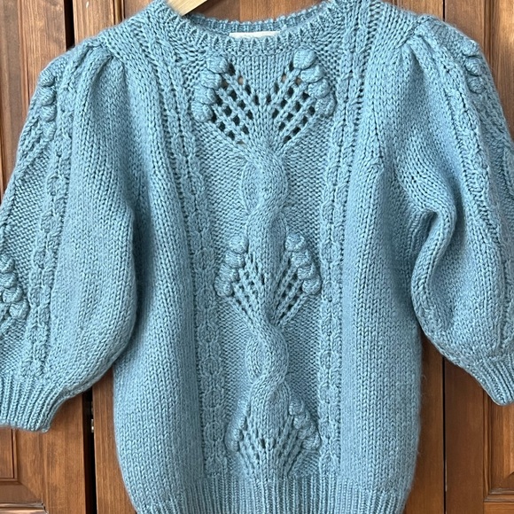 Sezane Guilia Sweater - light blue - Picture 7 of 9